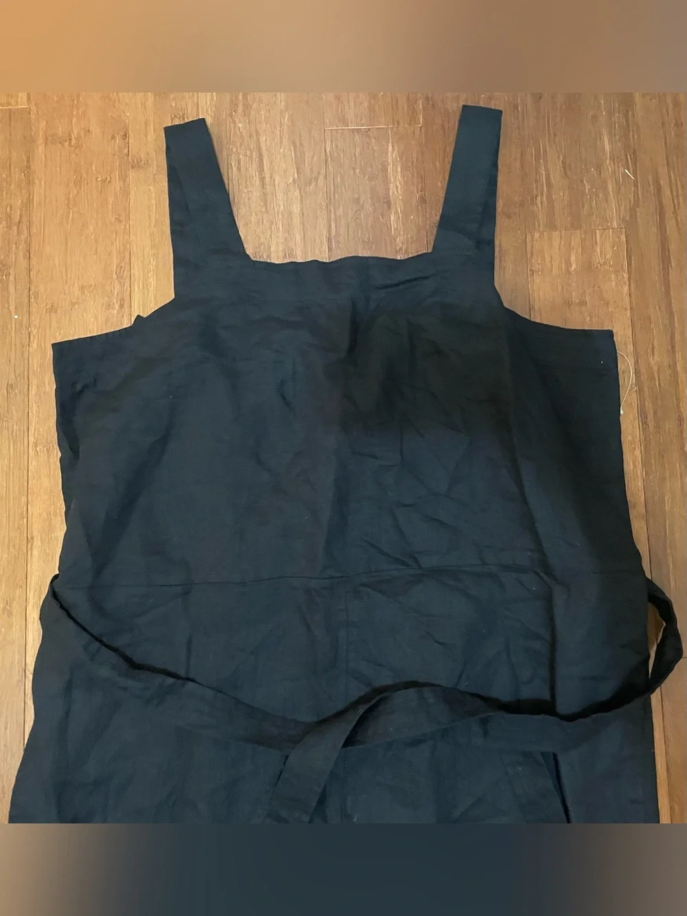 Quince overalls black